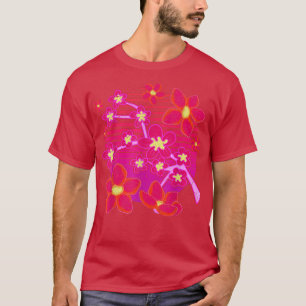 Japanese Sakura Pink Flower 80s Vaporwave Cherry B T-Shirt