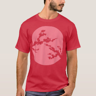 Japanese Sakura Pink Flower Blossom Pretty Cherry T-Shirt