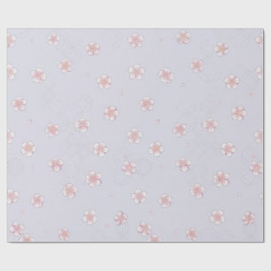 Japanese Sakura & Shippo Floral Wrapping Paper