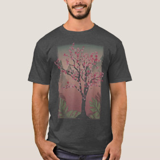 Japanese Sakura Tree Japan Pink Flower Floral Cher T-Shirt