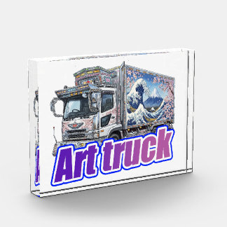 Japanese Sakura Wave Art Truck "DEKOTORA" Photo Block