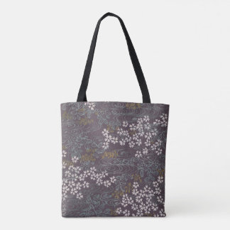 Japanese Sakuragawa Tote Bag | Meiji Era Cherry Bl