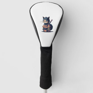 Japanese Samurai Catana Cat Art - For Someone Who Golf Head Cover