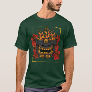 Japanese Samurai & Character I Samurai Mask  (2) T-Shirt