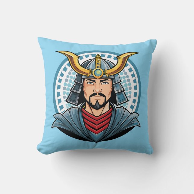 Japanese samurai cushion (Front)