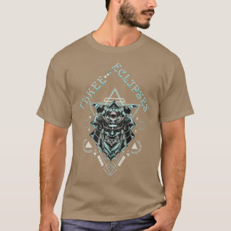 Japanese Samurai Cyborg Oni Mask  (2) T-Shirt
