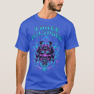 Japanese Samurai Cyborg Oni Mask Premium T-Shirt C