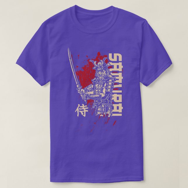 Japanese Samurai Fighter For Japan Fans Premium T- T-Shirt (Design Front)