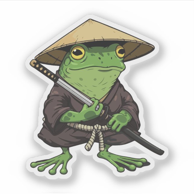 Japanese samurai frog (Front)