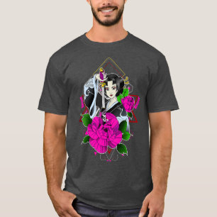 Japanese Samurai Girl  T-Shirt