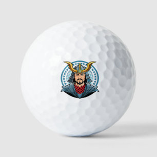 Japanese samurai golf balls