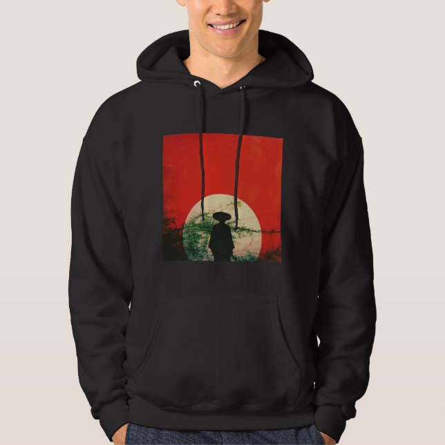 Japanese Samurai   Hoodie (Front)
