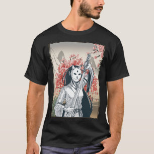 Japanese Samurai - Japanese Cherry Blossom Sakura  T-Shirt