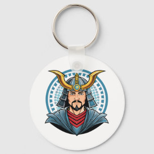 Japanese samurai key ring