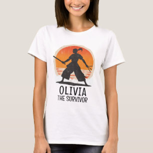 Japanese Samurai Martial Arts Warrior Sunset T-Shirt