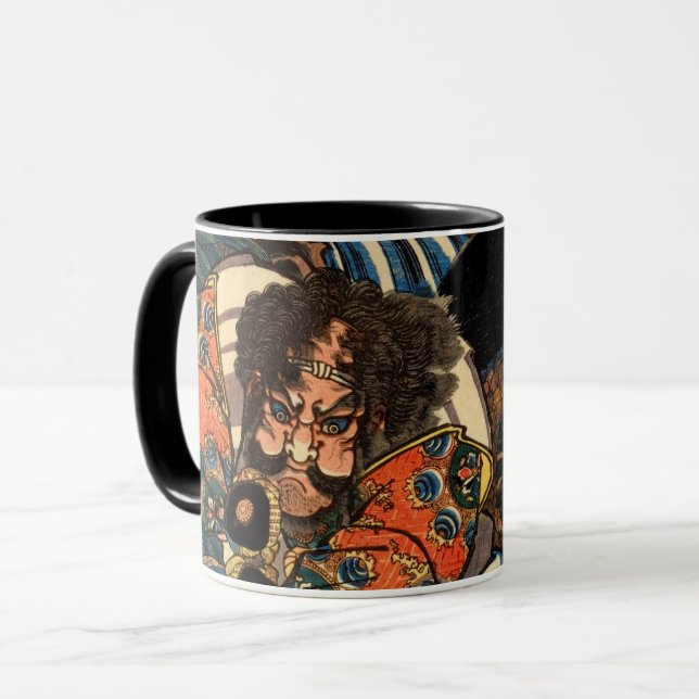 JAPANESE SAMURAI MUG (Front Left)