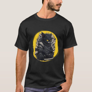 Japanese Samurai Ninja Cat T-Shirt