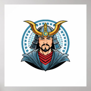 Japanese samurai poster