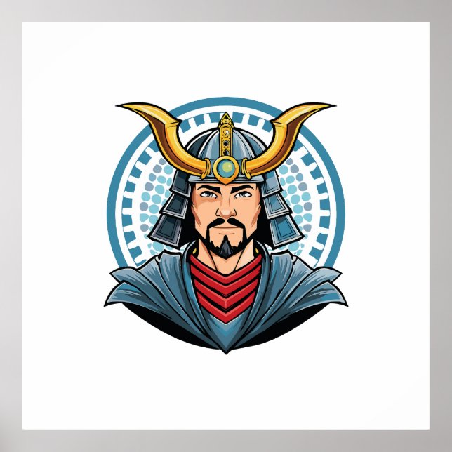 Japanese samurai poster (Front)