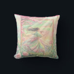 Japanese Samurai Sakura Pillow<br><div class="desc">She dances among the flowers. She fights for the light.</div>
