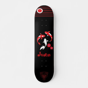 Japanese  Samurai skateboard with name