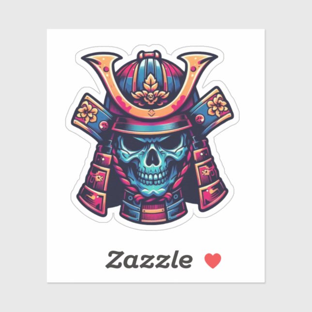 Japanese Samurai Skull (Sheet)