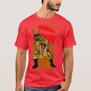 Japanese Samurai Sword Katana Armor Warrior T-Shir T-Shirt
