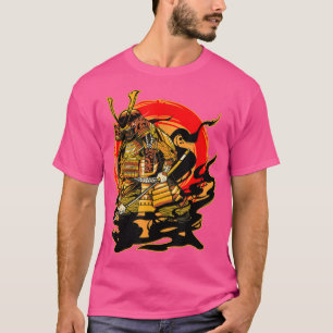 Japanese Samurai Sword Katana Armour Warrior  T-Shirt