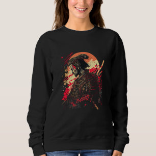 Japanese Samurai Vintage Fighter Retro Sweatshirt