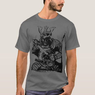 Japanese Samurai Warrior Art Vintage Japan  (2) T-Shirt