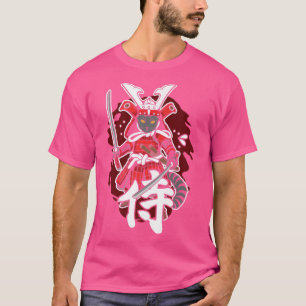 Japanese Samurai Warrior Cat for all Cat Lovers T-Shirt