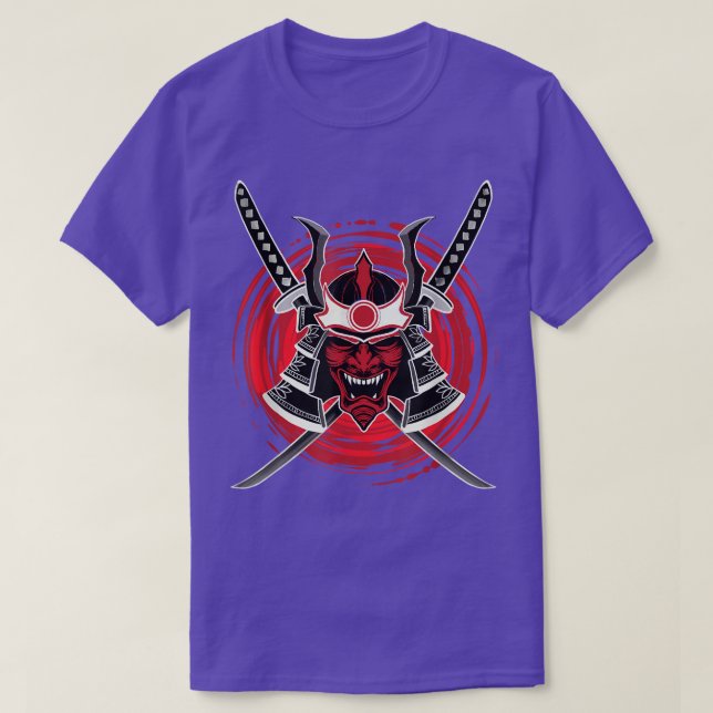 Japanese Samurai Warrior Gift T-Shirt Copy Copy Co (Design Front)
