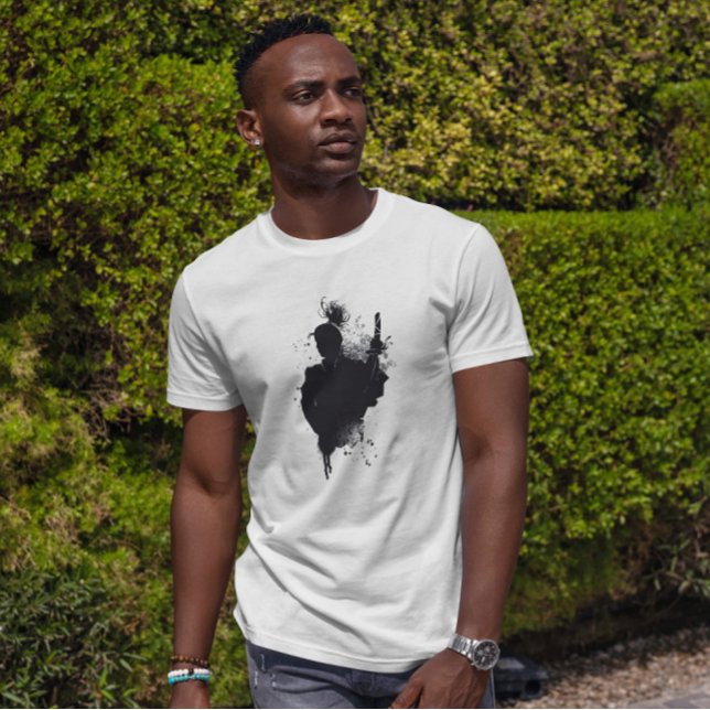 Japanese Samurai Warrior Ink Art T-Shirt (Creator Uploaded)