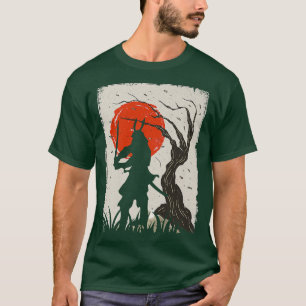 Japanese Samurai Warrior Japan Swordsman  (2) T-Shirt