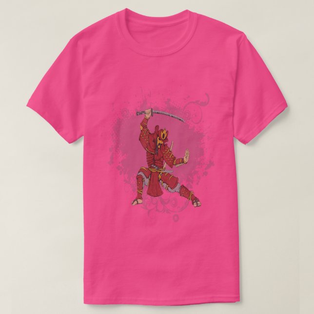 Japanese Samurai Warrior T-Shirt (Design Front)