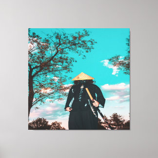 Japanese Samurai warrior Wall décor Canvas Print
