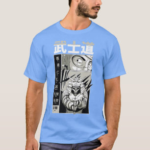 Japanese Samurai with Kanji  Cool Japan Warrior Ka T-Shirt