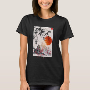 Japanese Scenery Culture Vintage Sakura Cherry Blo T-Shirt
