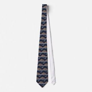 Japanese Sea Life Painting circa 1800's Tie