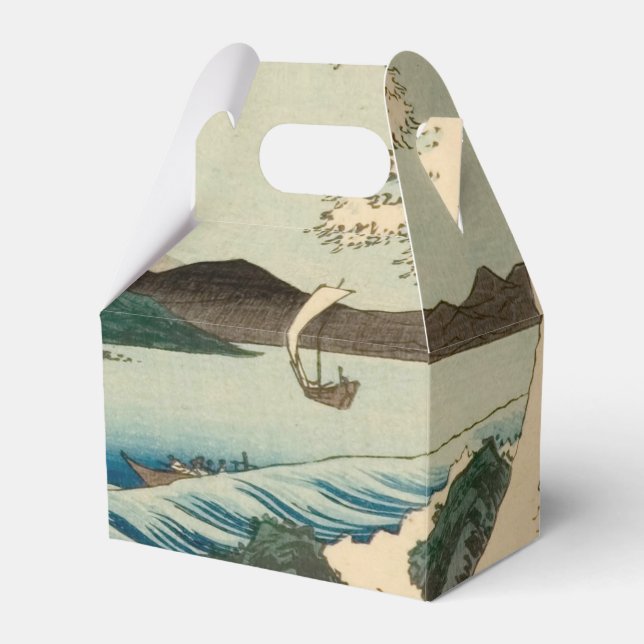 Japanese Sea of Satta Hiroshige Art  Favour Box (Front Side)