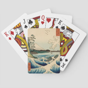 Japanese Sea of Satta Hiroshige Art Playing Cards