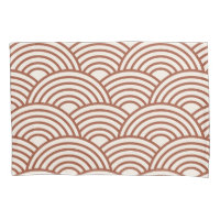 Japanese Seigaiha Wave Rust Terracotta
