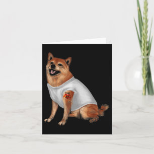 Japanese Shiba Inu Tattoo Dog Lover Pet Owners Dog Card