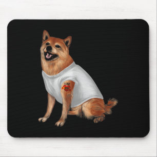 Japanese Shiba Inu Tattoo Dog Lover Pet Owners Dog Mouse Pad