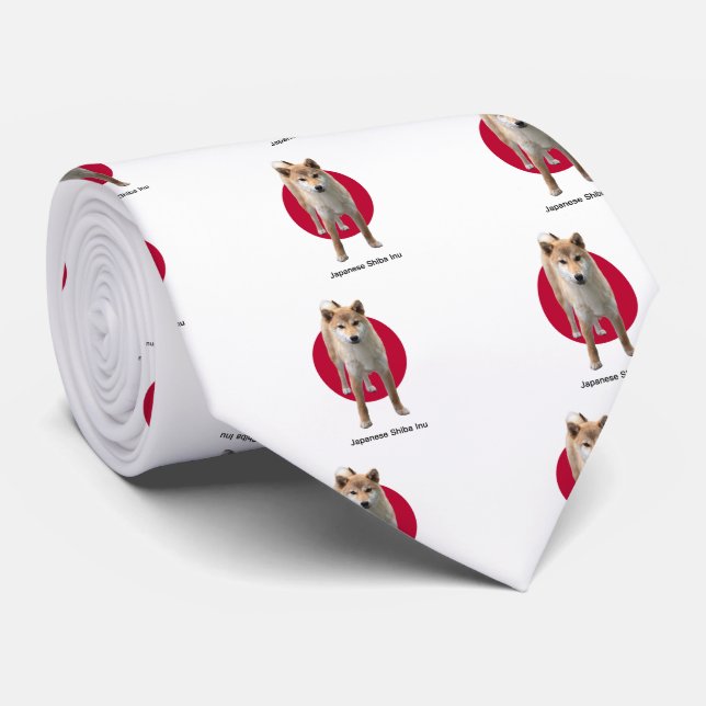 Japanese Shiba Inu Tie (Rolled)