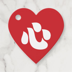 Japanese Shin Kanji Kokoro Heart 心 Favour Tags