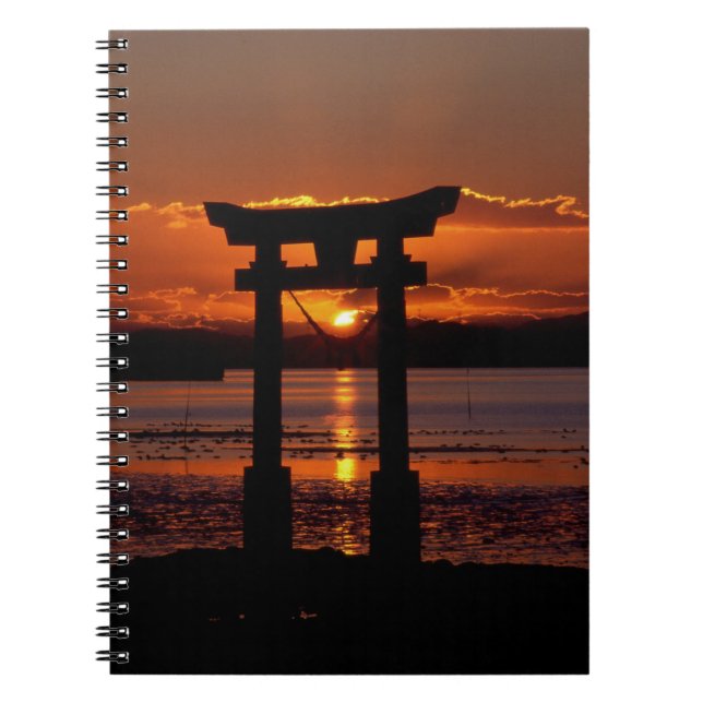 Japanese Shrine Nagao Spiral Notebook (Front)