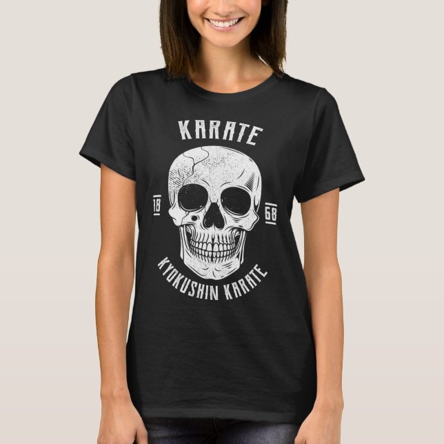 Japanese Skull Karate T-Shirt (Front)
