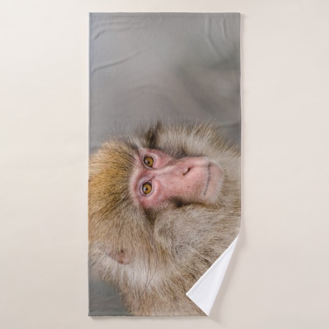 Japanese Snow Monkey: Nature Bath Towel Set (Bath Towel)