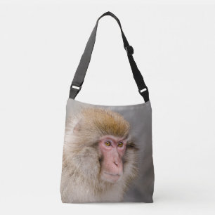 Japanese Snow Monkey Nature Crossbody Bag